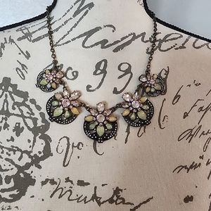 Francesca's Collection Floral Statement Necklace